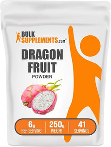 BulkSupplements.com Dragon Fruit Powder - Dragon Fruit Supplement, Pink Pitaya Powder - Gluten Free, 6g per Serving, 250g (8.8 oz) (Pack of 1) in Pakistan