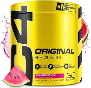 C4 Original Pre Workout Powder Watermelon Sugar Free Preworkout Energy Supplement for Men & Women 150mg Caffeine + Beta Alanine + Creatine 30 Servings in Pakistan