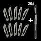 Carbon Steel Carving Metal Scalpel Blades Handle Scalpel DIY Cutting Repair Animal Surgical Knife Tool Kits Box Non Slip