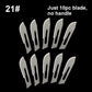 Carbon Steel Carving Metal Scalpel Blades Handle Scalpel DIY Cutting Repair Animal Surgical Knife Tool Kits Box Non Slip