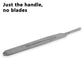 Carbon Steel Carving Metal Scalpel Blades Handle Scalpel DIY Cutting Repair Animal Surgical Knife Tool Kits Box Non Slip