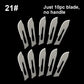 Carbon Steel Carving Metal Scalpel Blades Handle Scalpel DIY Cutting Repair Animal Surgical Knife Tool Kits Box Non Slip