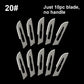 Carbon Steel Carving Metal Scalpel Blades Handle Scalpel DIY Cutting Repair Animal Surgical Knife Tool Kits Box Non Slip