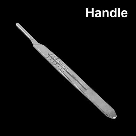 Carbon Steel Carving Metal Scalpel Blades Handle Scalpel DIY Cutting Repair Animal Surgical Knife Tool Kits Box Non Slip