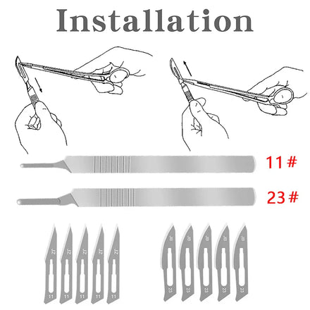 Carbon Steel Carving Metal Scalpel Utility Knife Engraving Craft knive Surgical Scalpel Paper Cutting Tool Stationery knife