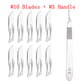Carbon Steel Surgical Blades Handle Scalpel DIY Cutting Tool PCB Repair Animal Surgical Knife