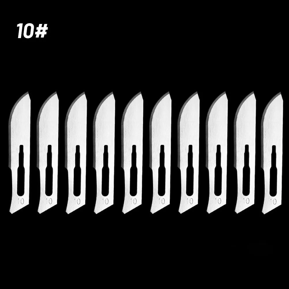 Carbon Steel Surgical Blades Handle Scalpel DIY Cutting Tool PCB Repair Animal Surgical Knife