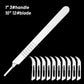 Carbon Steel Surgical Blades Handle Scalpel DIY Cutting Tool PCB Repair Animal Surgical Knife