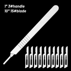 Carbon Steel Surgical Blades Handle Scalpel DIY Cutting Tool PCB Repair Animal Surgical Knife