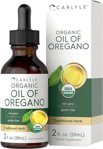 Carlyle Organic Oil of Oregano | 2 fl oz Liquid | Vegan | Non-GMO, Gluten Free Drops in Pakistan