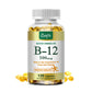 Catfit Vitamin B12 Capsules Supports Energy Metabolism Mood Nervous System Support Daily B12 Nutritial Supplement Health Care