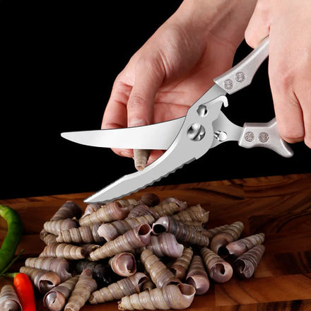 Chicken Bone Scissors Professional Upgraded Poultry Shears Cutter Stainless Steel Turkey Meat Fish Vegetables Kitchen Scissors