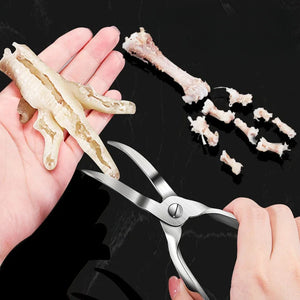 Chicken Claw Bone Removal Tool, Bone Removal Scissors Designed Ergonomically for Scraping Chicken Claws, Duck Claws, and Meat