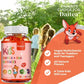 Children's Intelligence Supplement Gummies OMEGA + DHA Supports Attention, Memory and Nutrition, Brain Function Supplement