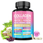 Collagen Capsules (Types I, II, III, V and X) - Anti-aging, Antioxidant, Whitening, Skin, Nail and Hair Care Supplements