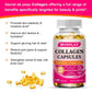 Collagen Capsules with Hyaluronic Acid and Vitamin C Complex, Skin Whitening Supplement