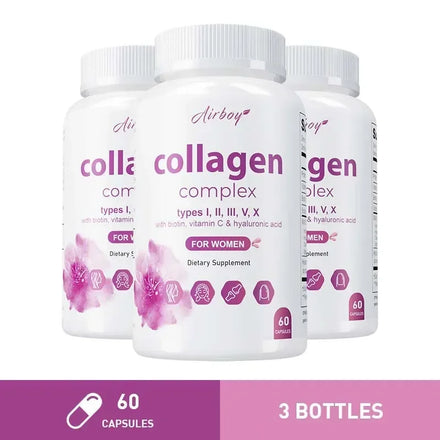 Collagen Complex – Nutritional Supplement That Helps Whiten & Brighten Skin, Joints, Nails, Hair Support, and Relieve Fine Lin