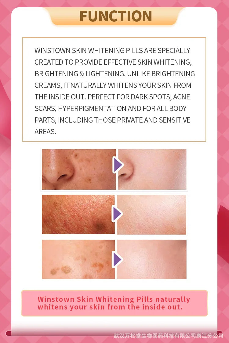 Collagen Lightening Sheet, 60 Pills, Lightening, For Skin