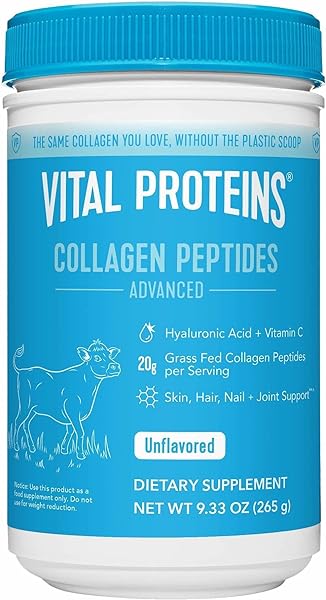 Collagen Powder Supplement Hydrolyzed Peptides with Hyaluronic Acid and Vitamin C - Non-GMO, Dairy & Gluten Free Unflavored, 9.33oz in Pakistan