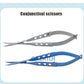Conjunctival Scissors Blunt Curved Head Eye Micro Scissors Stainless Steel/ Titanium Ophthalmic Surgical Instruments 1pcs