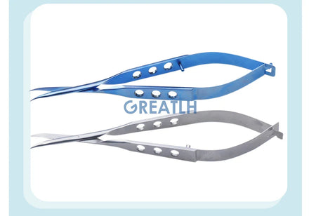 Conjunctival Scissors Blunt Curved Head Eye Micro Scissors Stainless Steel/ Titanium Ophthalmic Surgical Instruments 1pcs