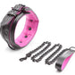 Couple Leather Bdsm Bondage Set 3pcs Restraints Collars Ankle Cuff Handcuffs For Bondage Set For Women Adults