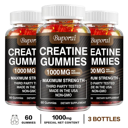 Creatine Monohydrate Gummies - Boost Energy, Build Muscle Mass, and Improve Athletic Performance