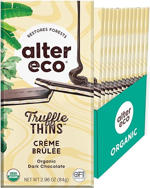 Creme Brulee Truffle Thins, Chocolate Bar wit in Pakistan