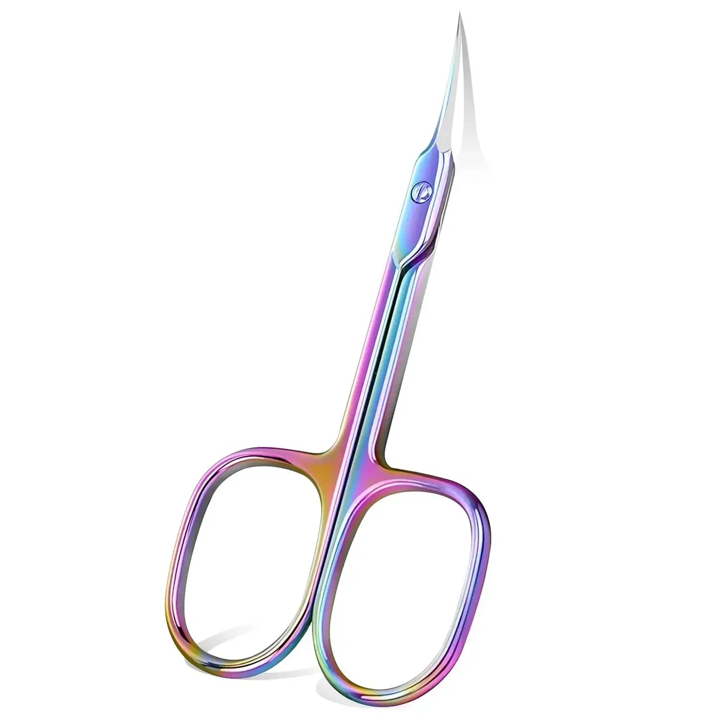Cuticle Scissors Extra Fine Cuticle Trimmer for Manicure and Pedicure Curve Blade Precise Pointed Tip Grooming Kit for Nail Art