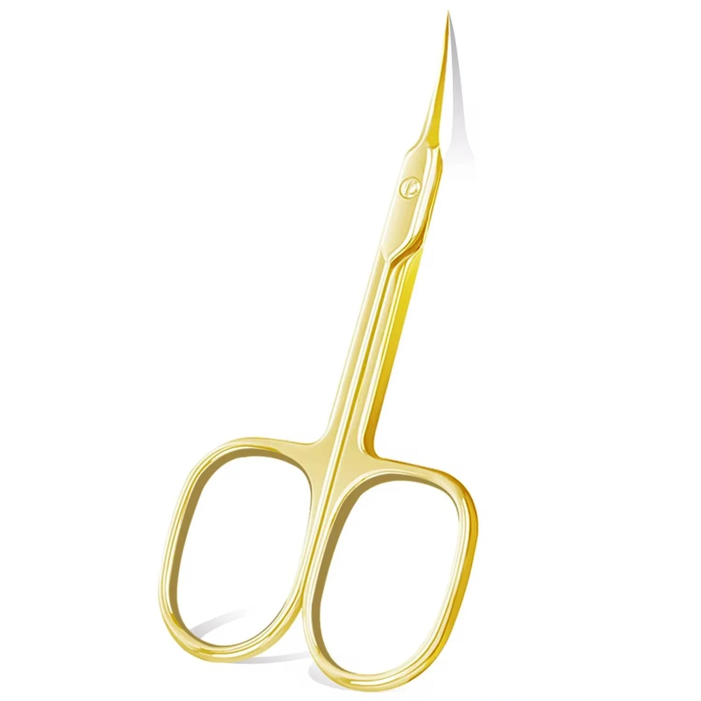 Cuticle Scissors Extra Fine Cuticle Trimmer for Manicure and Pedicure Curve Blade Precise Pointed Tip Grooming Kit for Nail Art