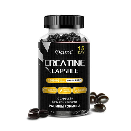 Daitea Creatine Monohydrate - Supports muscle, energy and cognitive function, increases lean muscle mass - Gluten Free