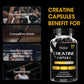 Daitea Creatine Monohydrate - Supports muscle, energy and cognitive function, increases lean muscle mass - Gluten Free