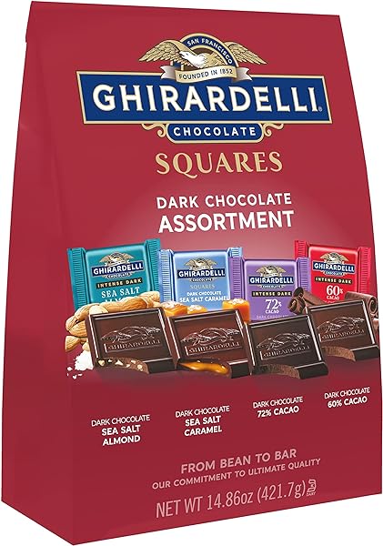 Dark Chocolate Squares Assortment, for Mother in Pakistan