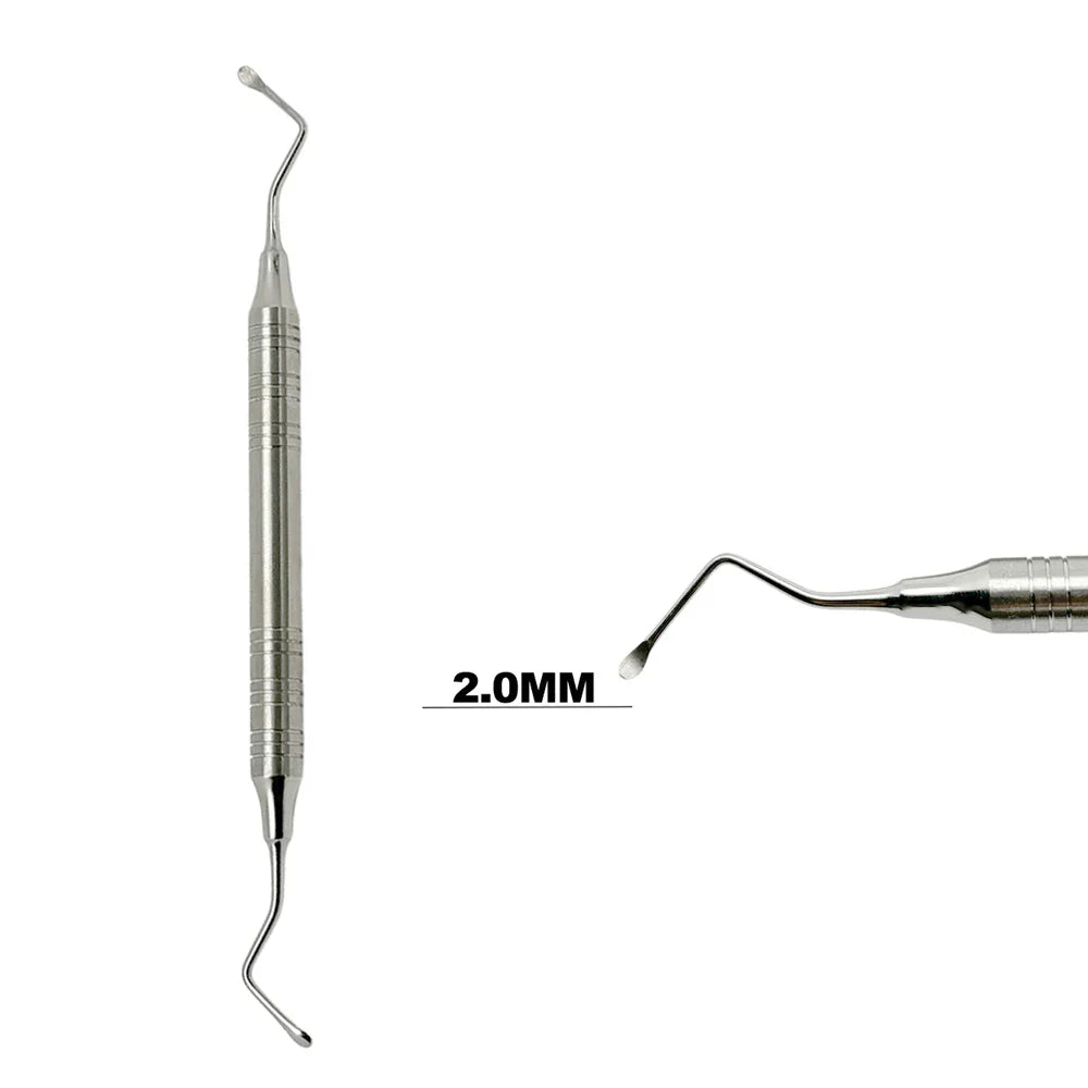 Dental Curette Jagged Curettes Kit High quality stainless steel Dental Scaler Double 2MM/2.5MM/3MM/3.5MM