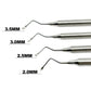 Dental Curette Jagged Curettes Kit High quality stainless steel Dental Scaler Double 2MM/2.5MM/3MM/3.5MM