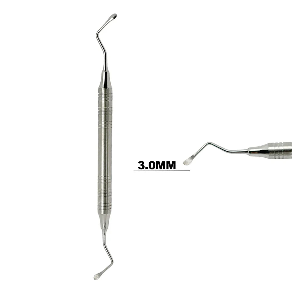 Dental Curette Jagged Curettes Kit High quality stainless steel Dental Scaler Double 2MM/2.5MM/3MM/3.5MM
