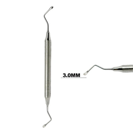 Dental Curette Jagged Curettes Kit High quality stainless steel Dental Scaler Double 2MM/2.5MM/3MM/3.5MM