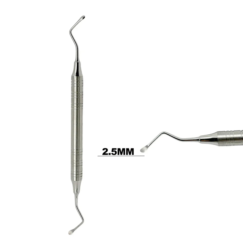 Dental Curette Jagged Curettes Kit High quality stainless steel Dental Scaler Double 2MM/2.5MM/3MM/3.5MM