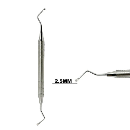 Dental Curette Jagged Curettes Kit High quality stainless steel Dental Scaler Double 2MM/2.5MM/3MM/3.5MM