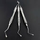 Dental Curette Scaler Jagged Curettes Dental Scaler Gracey Bone Curette Implant Stainless Steel Dentist Tools