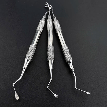 Dental Curette Scaler Jagged Curettes Dental Scaler Gracey Bone Curette Implant Stainless Steel Dentist Tools