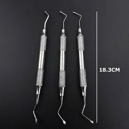 Dental Curette Scaler Jagged Curettes Dental Scaler Gracey Bone Curette Implant Stainless Steel Dentist Tools