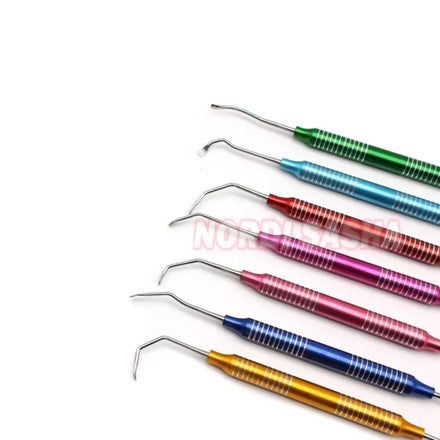 Dental Curettes Perio Scalers Gracey Curette Dental Teeth Scaler Oral Care Teeth Whitening Surgical Tool Set