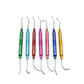 Dental Curettes Perio Scalers Gracey Curette Dental Teeth Scaler Oral Care Teeth Whitening Surgical Tool Set