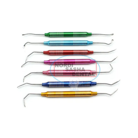 Dental Curettes Perio Scalers Gracey Curette Dental Teeth Scaler Oral Care Teeth Whitening Surgical Tool Set