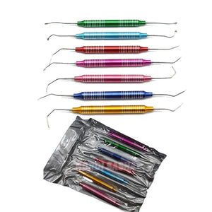 Dental Curettes Perio Scalers Gracey Curette Dental Teeth Scaler Oral Care Teeth Whitening Surgical Tool Set