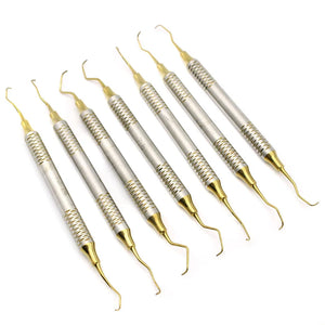 Dental Curettes Perio Scalers Gracey Curette Dental Teeth Scaler Oral Care Teeth Whitening Surgical Tool Set