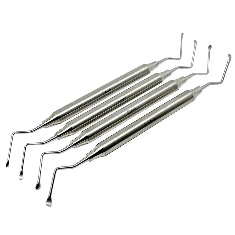 Dental Gracey Curette Periodontal Bone Curettes Perio Dental Cleaning Scaler High Quality Dental Instrument Tool