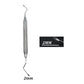 Dental Jagged Curette Gracey Double Ends Excavator Restorative Spoon Dentist Periodontal Bone Curette Implant Instrument Tools