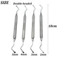 Dental Jagged Curette Gracey Double Ends Excavator Restorative Spoon Dentist Periodontal Bone Curette Implant Instrument Tools